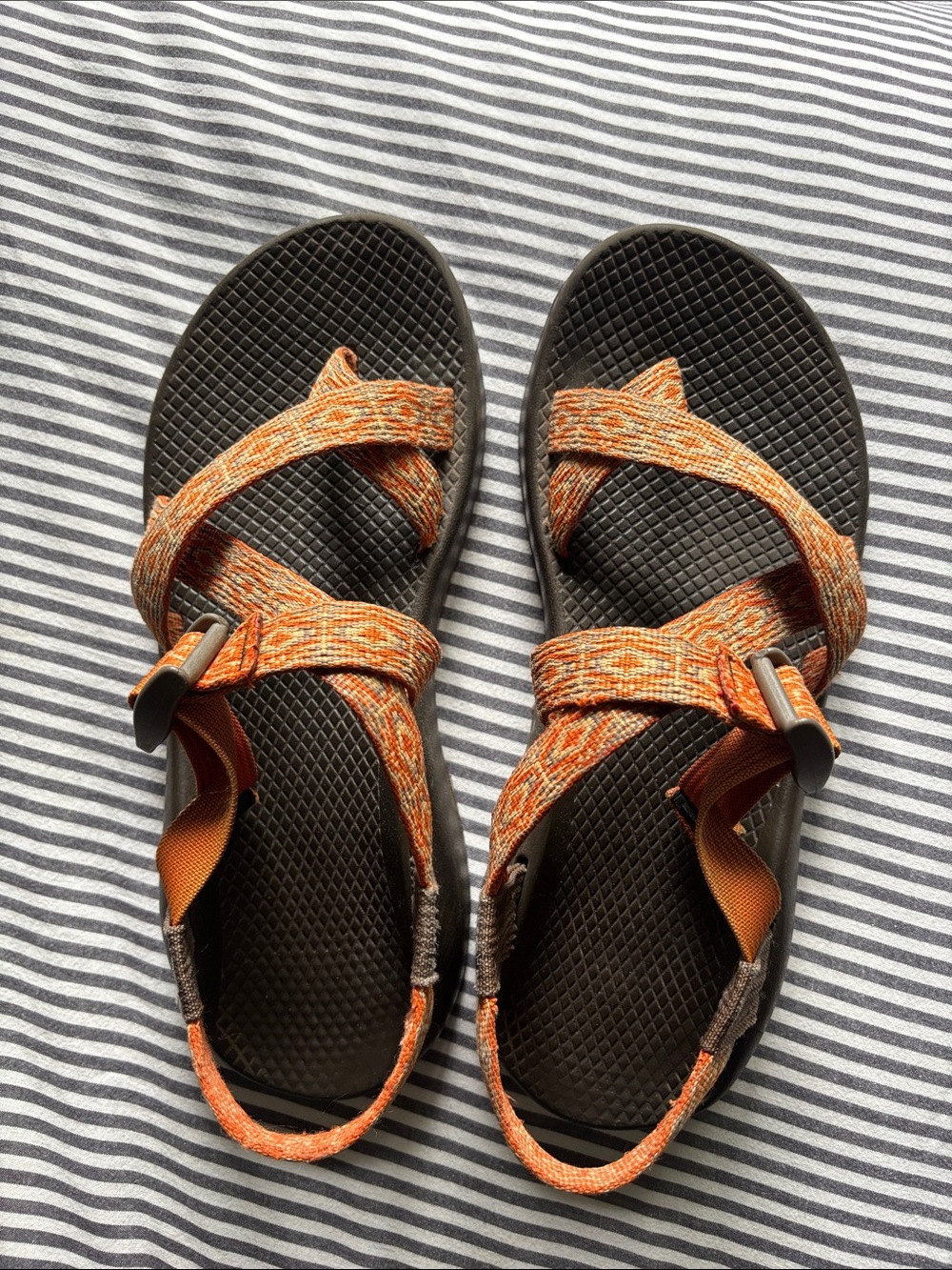 Chaco Women's Orange Brown Strappy Sandals